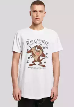 Футболка F4NT4STIC "Looney Tunes Vintage Tasmanian Devil", принт, белый