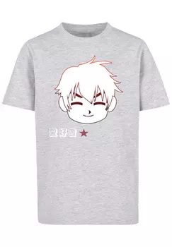 Футболка F4NT4STIC Manga Boy Japan, цвет grau meliert