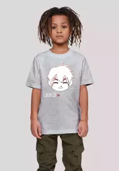 Футболка F4NT4STIC "Manga Boy Japan", принт, серый