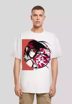 Футболка F4NT4STIC "Manga Girl Japan", принт, белый