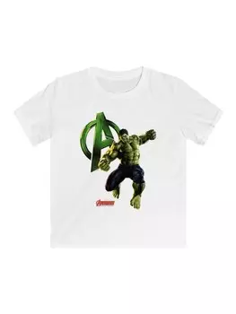 Футболка F4NT4STIC Marvel Avengers Age of Ultron Incredible Hulk, белый