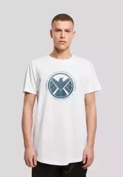 Футболка F4NT4STIC "Marvel Avengers Agent Of SHIELD", принт, белый