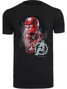Футболка F4NT4STIC Marvel Avengers Endgame Captain America, черный