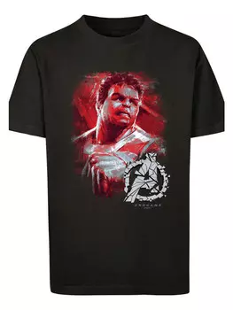 Футболка F4NT4STIC Marvel Avengers Endgame Hulk Brushed, черный