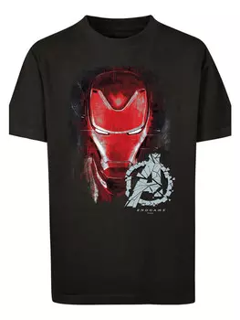 Футболка F4NT4STIC Marvel Avengers Endgame Iron Man Brushed, черный