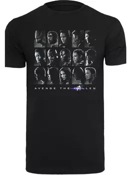 Футболка F4NT4STIC Marvel Avengers Endgame The Fallen Heroes, черный