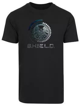Футболка F4Nt4Stic Marvel Avengers Shield Circuits, черный