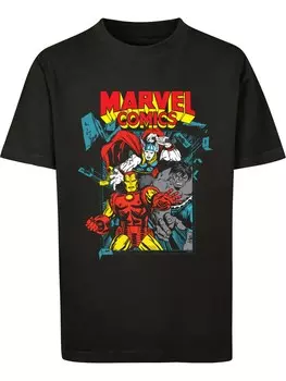 Футболка F4Nt4Stic Marvel Comics, черный