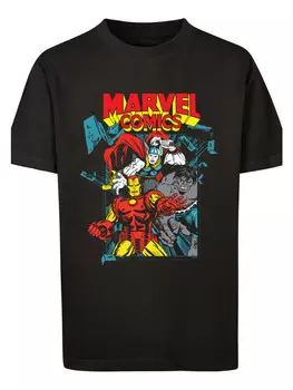 Футболка F4NT4STIC Marvel Comics Trio Pose, черный