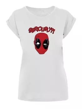 Футболка F4NT4STIC Marvel Deadpool Seriously, белый