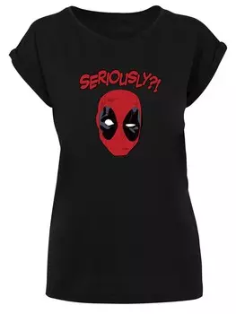 Футболка F4Nt4Stic MARVEL DEADPOOL SERIOUSLY, черный