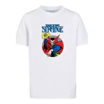 Футболка F4NT4STIC «Marvel Doctor Strange Circle», унисекс для детей, товары премиум-класса, для мальчиков, девочек, принт с логотипом, белый
