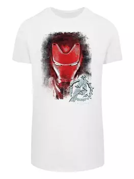 Футболка F4NT4STIC Marvel Endgame Iron Man Brushed, белый