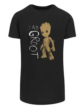 Футболка F4Nt4Stic MARVEL GUARDIANS OF THE GALAXY I AM GROOT, черный