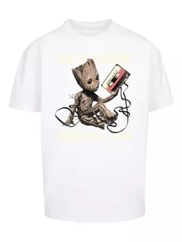 Футболка F4NT4STIC Marvel Guardians of the Galaxy Get your Groot On, белый