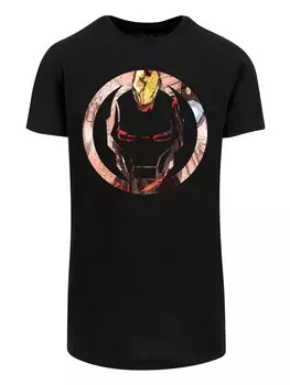 Футболка F4NT4STIC Marvel Iron Man Montage Symbol, черный