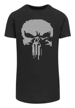 Футболка F4NT4STIC Marvel Punisher Fake Knit, черный