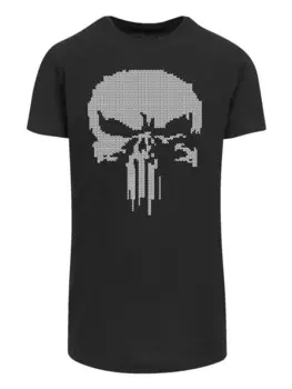 Футболка F4Nt4Stic MARVEL PUNISHER FAKE KNIT, черный
