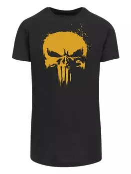 Футболка F4Nt4Stic MARVEL PUNISHER GOLD, черный