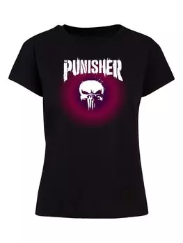 Футболка F4Nt4Stic MARVEL PUNISHER PSYCHEDELIC WARFACE, черный