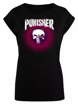 Футболка F4Nt4Stic MARVEL PUNISHER PSYCHEDELIC WARFACE, черный