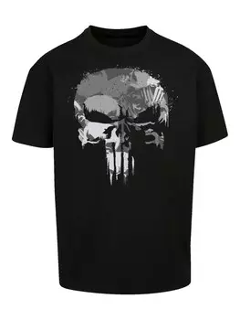 Футболка F4Nt4Stic MARVEL PUNISHER SKULL, черный