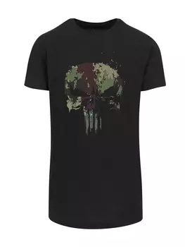 Футболка F4NT4STIC Marvel Punisher TV Camo Skull, черный