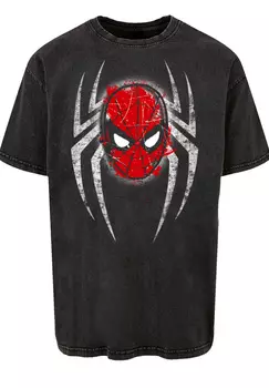 Футболка F4NT4STIC Marvel Spiderman Spider Mask, черный
