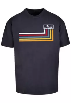 Футболка F4NT4STIC Marvel Stripes, темно-синий
