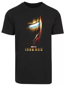 Футболка F4Nt4Stic Marvel Studios Iron Man Poster, черный
