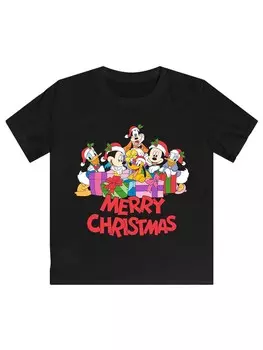 Футболка F4Nt4Stic Micky Maus Weihnachten, черный