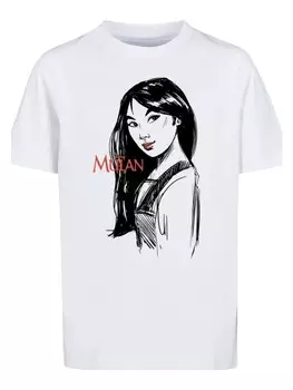Футболка F4NT4STIC Mulan Sketch, белый