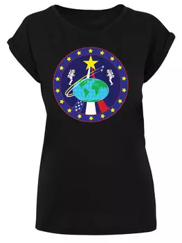 Футболка F4NT4STIC NASA Classic Globe Astronauts, черный