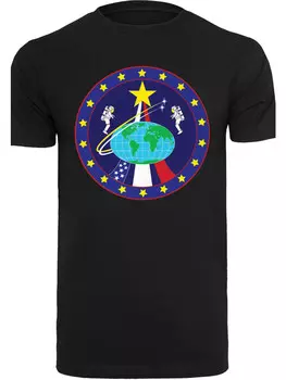 Футболка F4NT4STIC NASA Classic Globe Astronauts, черный