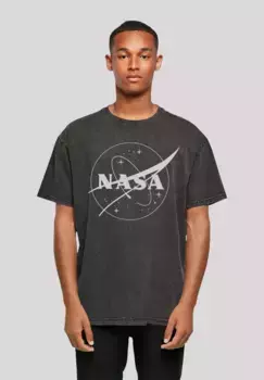 Футболка F4NT4STIC "NASA Classic Insignia Logo", принт, черный