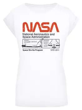 Футболка F4NT4STIC NASA Classic Space Shuttle White, белый