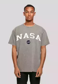 Футболка F4NT4STIC "NASA Collegiate Logo", принт, цвет Asphalt