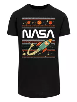 Футболка F4NT4STIC NASA Fair Isle, черный
