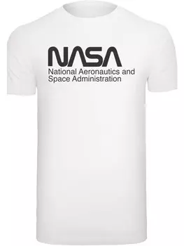 Футболка F4NT4STIC NASA Logo One Tone, белый