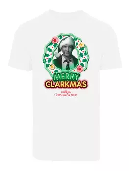 Футболка F4NT4STIC National Lampoons Merry Clarkmas, белый
