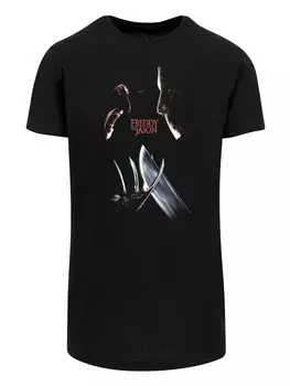 Футболка F4NT4STIC Nightmare On Elm Street Freddy Vs Jason, черный