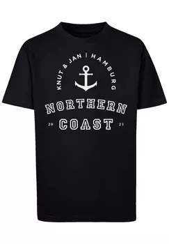 Футболка F4NT4STIC Northern Coast Knut & Jan Hamburg, черный