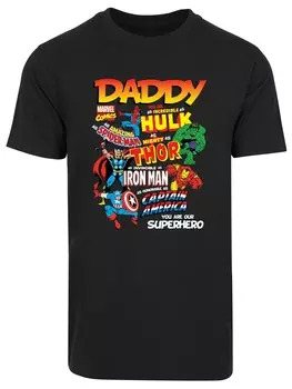 Футболка F4Nt4Stic Our Dad Superhero, черный