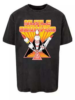 Футболка F4NT4STIC Oversize T-Shirt Arcade Triple Shot Atari Retro Gaming, черный