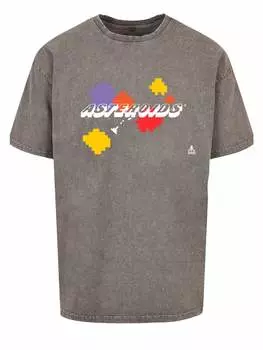 Футболка F4NT4STIC Oversize T-Shirt Atari Asteroids Retro Gameplay, серый
