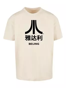 Футболка F4NT4STIC Oversize T-Shirt Atari Beijing Retro Arcade Games, песочный