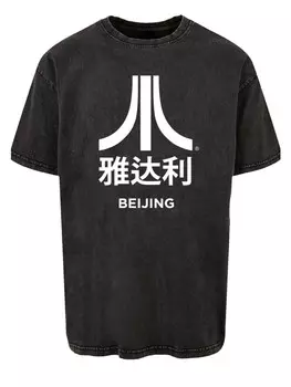 Футболка F4NT4STIC Oversize T-Shirt Atari Beijing Retro Arcade Games, черный