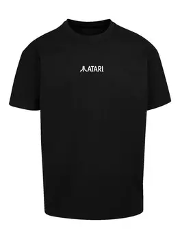 Футболка F4NT4STIC Oversize T-Shirt Atari Games Logo Retro Gaming, черный