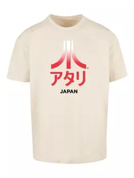 Футболка F4NT4STIC Oversize T-Shirt Atari Japan Retro Arcade Games, песочный