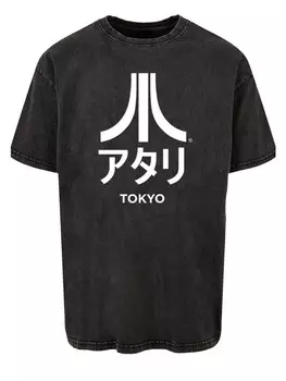 Футболка F4NT4STIC Oversize T-Shirt Atari Tokyo Retro Arcade Games, черный